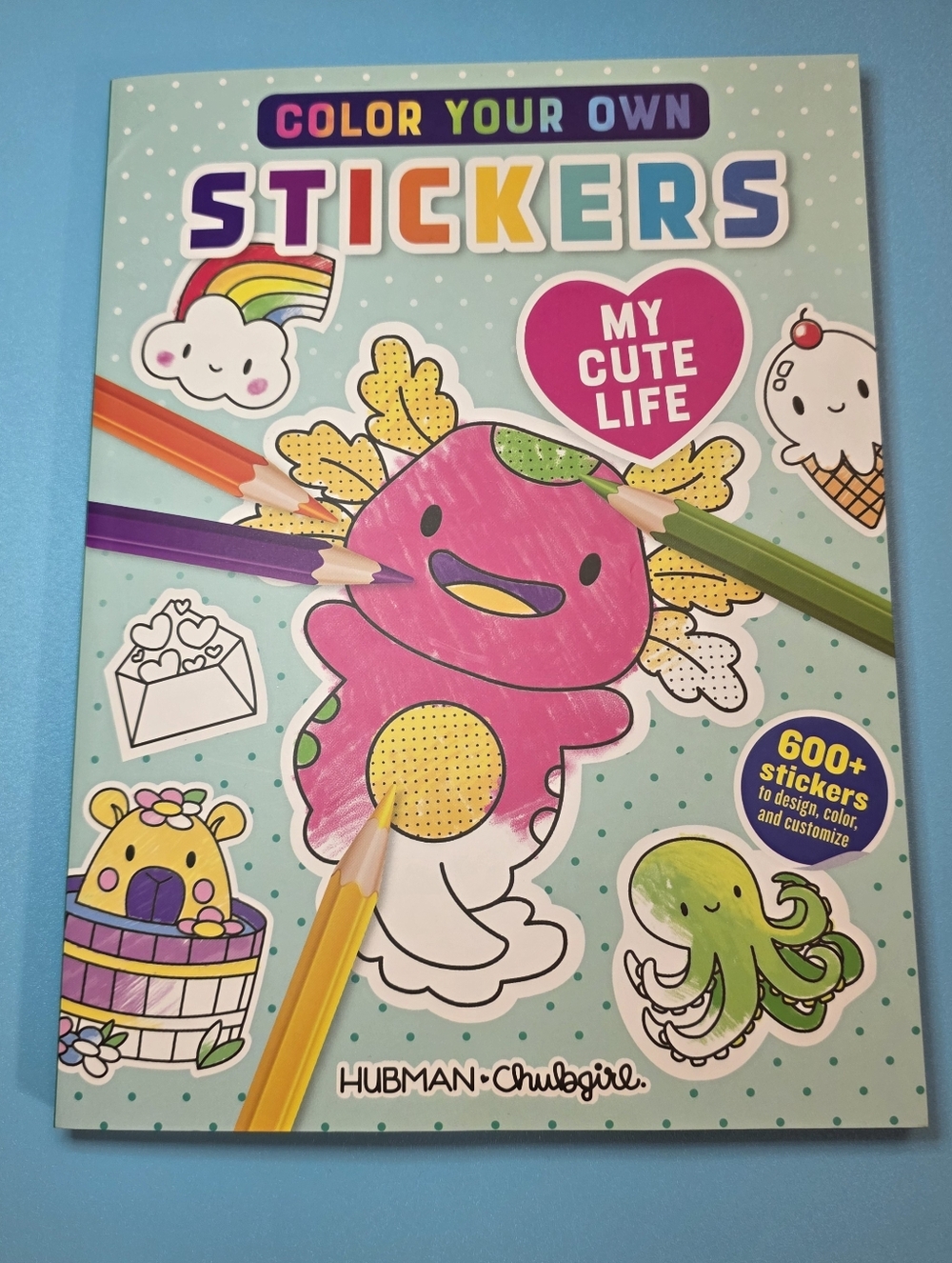 NEW Hubman & Chubgirl Viral Color Your Own Sticker Book